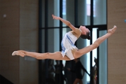 Yana Sakovich during the performance at the final concert