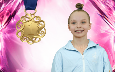 Эвелина Тандалова стала чемпионкой в многоборье на международном турнире «Хрустальная роза» по программе преюниорок