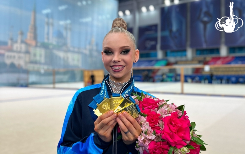 Eva Kononova won five gold medals at the first stage of the Cup of the Strongest