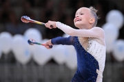 A training camp participant during the performance at the final concert