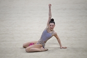 Andrea Nikolova during the ball exercise