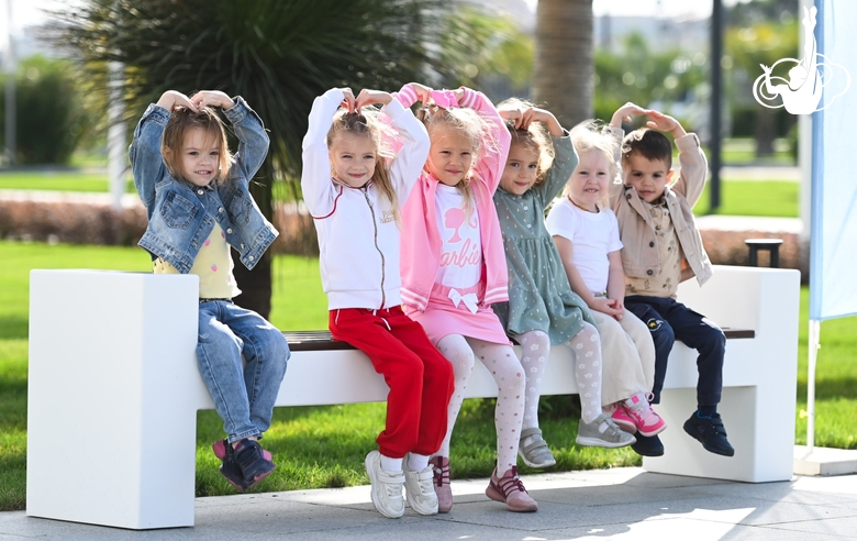 Young guests on the territory of the Academy