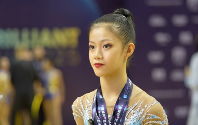 Cassidy Tan Jia Xin from Malaysia spoke about her impressions of the performances by the Sky Grace gymnasts