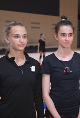 How are the training camps of gymnasts from the Krylia Sovetov athletic school going? Gymnasts Anfisa Murzina and Olesya Golovchuk talk about it