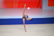 Ulyana Yanus during the ball exercise