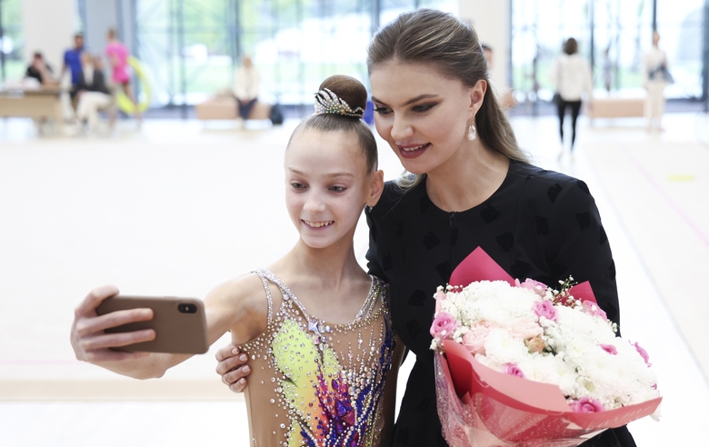 April 11, 2024. Olympic champion Alina Kabaeva at the all-Russian Sky Grace Cup tournament