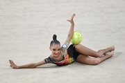 Ksenia Savinova during the ball exercise
