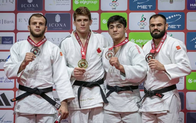 The Russian national judo team won medals at the Grand Slam in Abu Dhabi