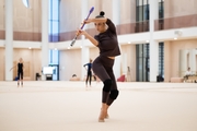Arina Tkachuk during a training session at the Academy