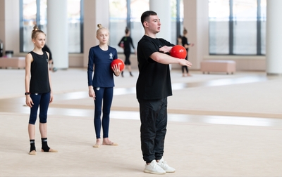 В Академии прошла тренировка с хореографом сборной России Кириллом Барканом