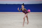 Yasmina Alimardonova during the ball exercise
