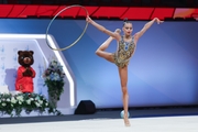 Anastasia Vlasenko during the hoop exercise