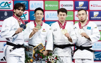 Сборная России по дзюдо завоевала три бронзовые медали на турнире «Большого шлема» в Париже
