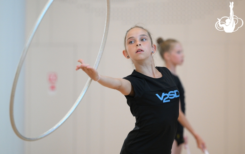 Sofia Ilteryakova during the recovery camp at the Academy