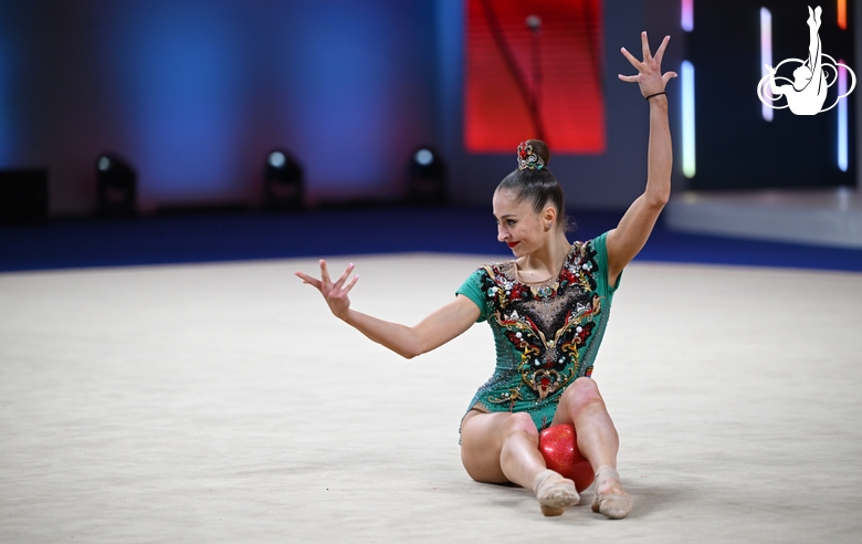 Silva Sargsyan during the ball exercise