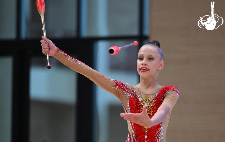 Elena Styushina during her performance at the final concert