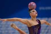 Lala Kramarenko during the ball exercise