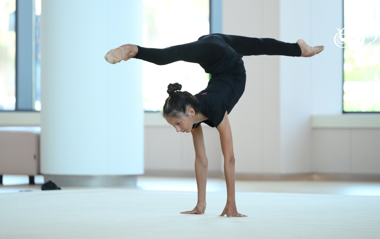 Nicole Rimarachin Diaz during the recovery camp at the Academy