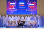 Церемония награждения на всероссийском турнире «Кубок "Небесная грация"»
