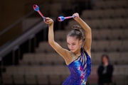 Ксения Савинова во время контрольной тренировки перед чемпионатом Европы