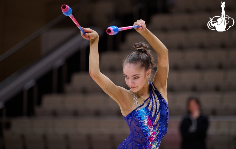 Ксения Савинова во время контрольной тренировки перед чемпионатом Европы