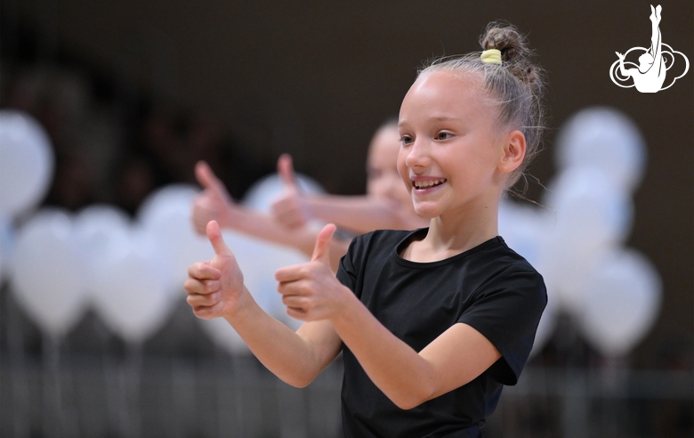 A training camp participant during the performance at the final concert