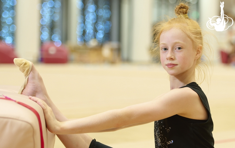 Olga Chernykh during training