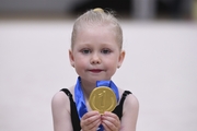 Ulyana Makarkina with a mAlinka tournament medal