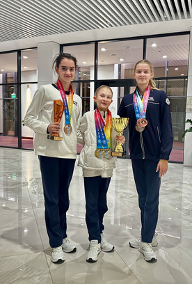 After successful performances at international tournaments, our gymnasts returned to the Academy