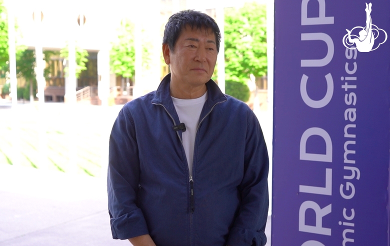 "Gymnasts from all over the world are very excited to take part in this World Cup." Morinari Watanabe, President of World Gymnastics, talks about the start in Tashkent