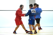 Participants of the training camp during training at the Martial Arts Academy