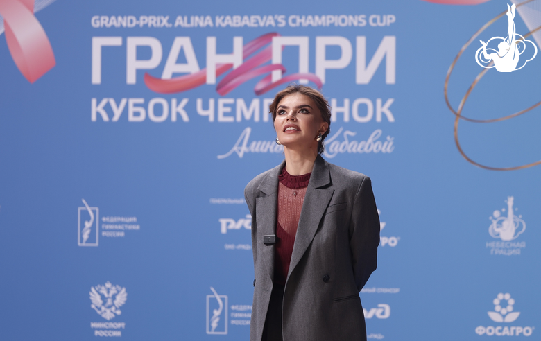 The Olympic champion at the international Alina Kabaeva Grand Prix Champions Cup tournament in St. Petersburg