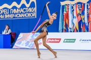 Eva Chugunova during the rope exercise