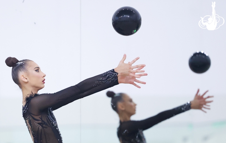 Злата Ремчукова перед выступлением