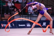 Karolina Tarasova (Russia) during the ribbon exercise