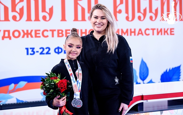 Academy coach Evgenia Eliseeva summed up the performance of our students at the Russian Rhythmic Gymnastics Championship