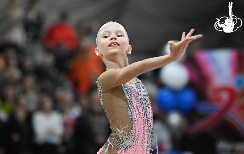 Gymnast  during the performance