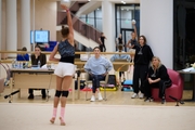 September 30, 2026. Olympic champion Alina Kabaeva and the Academy coaches during a training session