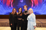 November 18, 2025. Olympic champion Alina Kabaeva with coach, gymnast, and judge from Mexico at the banquet following the conclusion of the Sky Grace Cup International Tournament and Beijing Top Open 2025