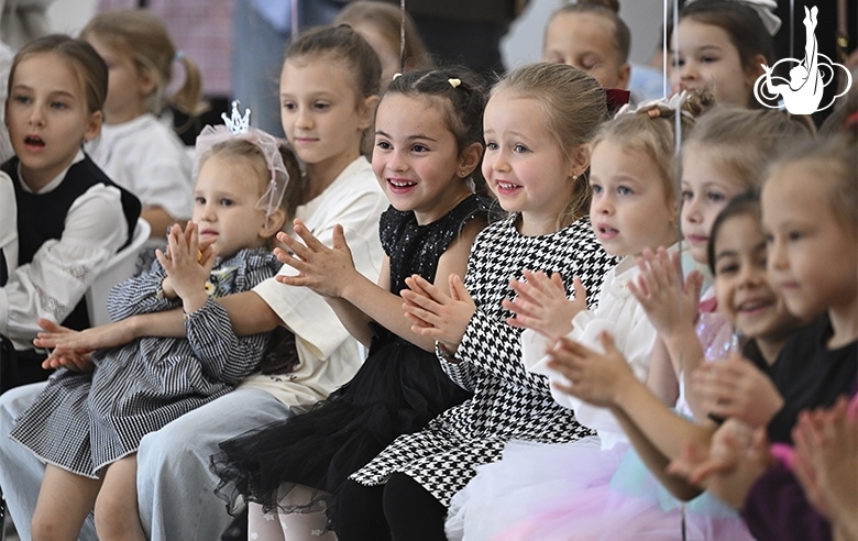 Young participants of the Academy celebration during an interactive activity