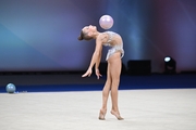 Evelina Tandalova during the ball exercise
