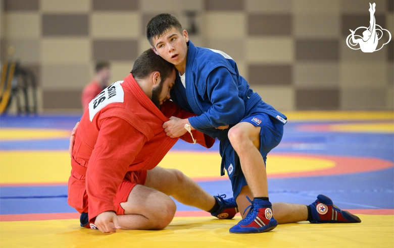 Participants of the training camp during training at the Martial Arts Academy