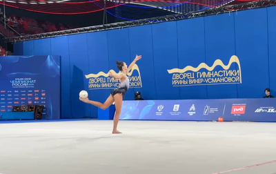 Fascinating ball performance of Mariia Borisova at the Russian championship