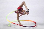 Exercise with a ribbon. Lala Kramarenko (Russia)