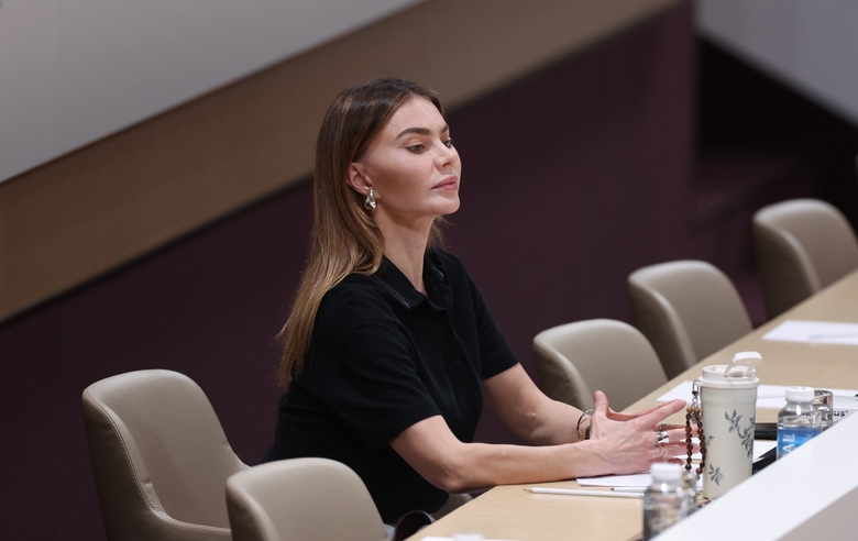 May 24, 2026. Olympic champion Alina Kabaeva during control training at the Academy