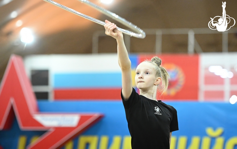 Lada Yakovleva at floor testing