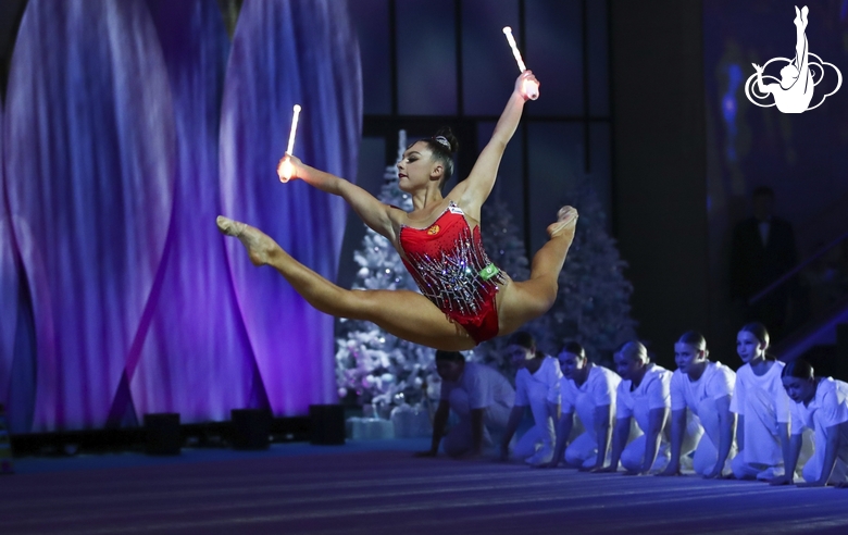 Lala Kramarenko (Russia) at gala show Sky Grace tournament