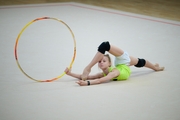 Evelina Tandalova during a training session