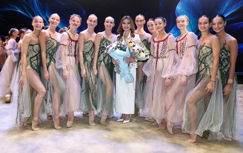 October 30, 2026. Olympic champion Alina Kabaeva and the gymnasts of the Russian national team after the Alina festival