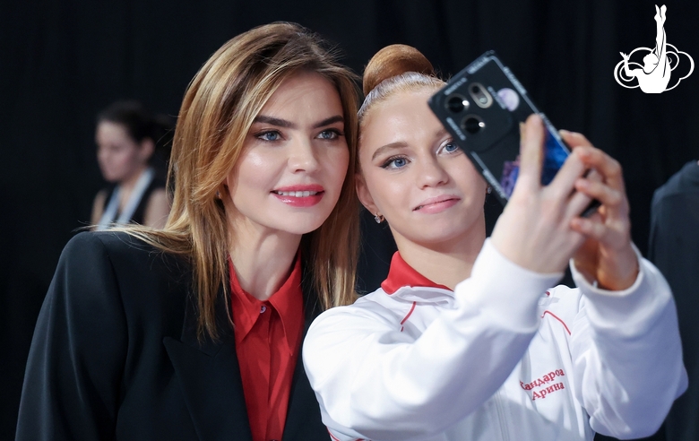 Олимпийская чемпионка Алина Кабаева на чемпионате России в Москве